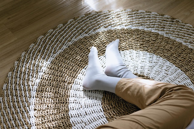 chodidla v ponožkách